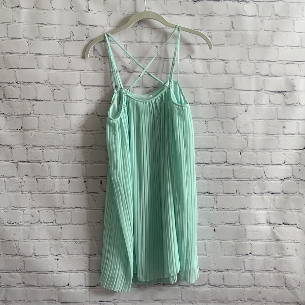 Bcbgeneration Mint Flowy Pleated Dress! - image 2